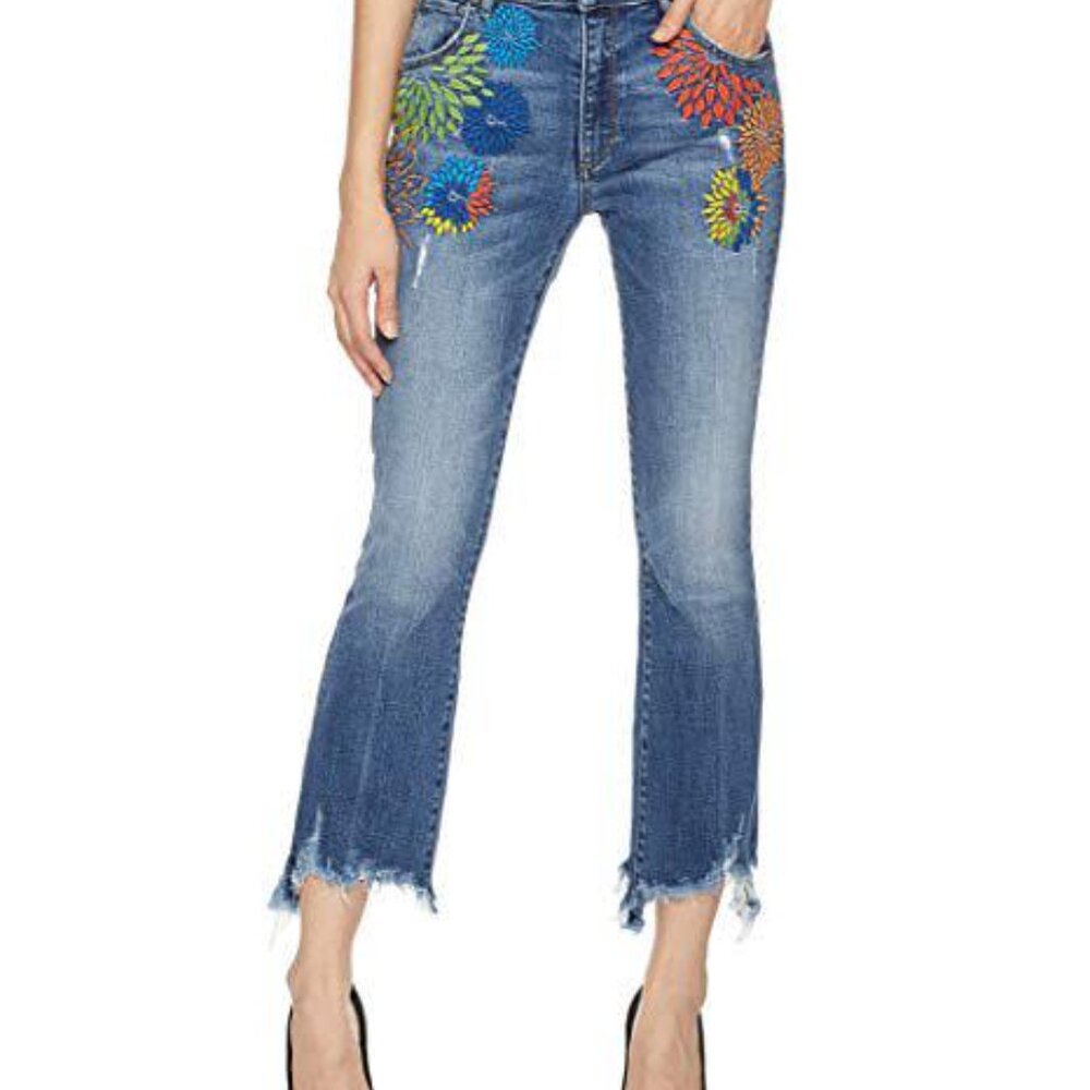 Hale Floral Embroidered Jeans